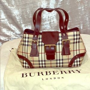 Burberry Dual strap tote bag